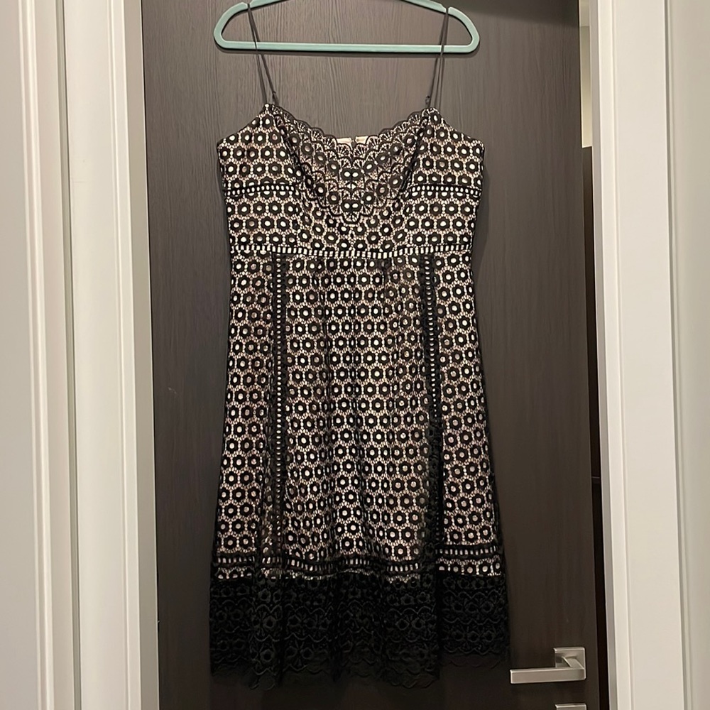 J. Crew Black Lace Dress
